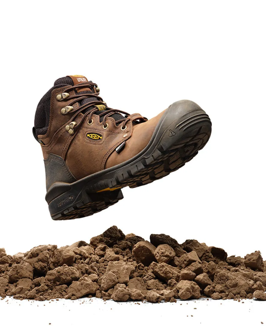 Men's Independence 6" Waterproof Boot (Soft Toe)  |  Dark Earth/Black KEEN