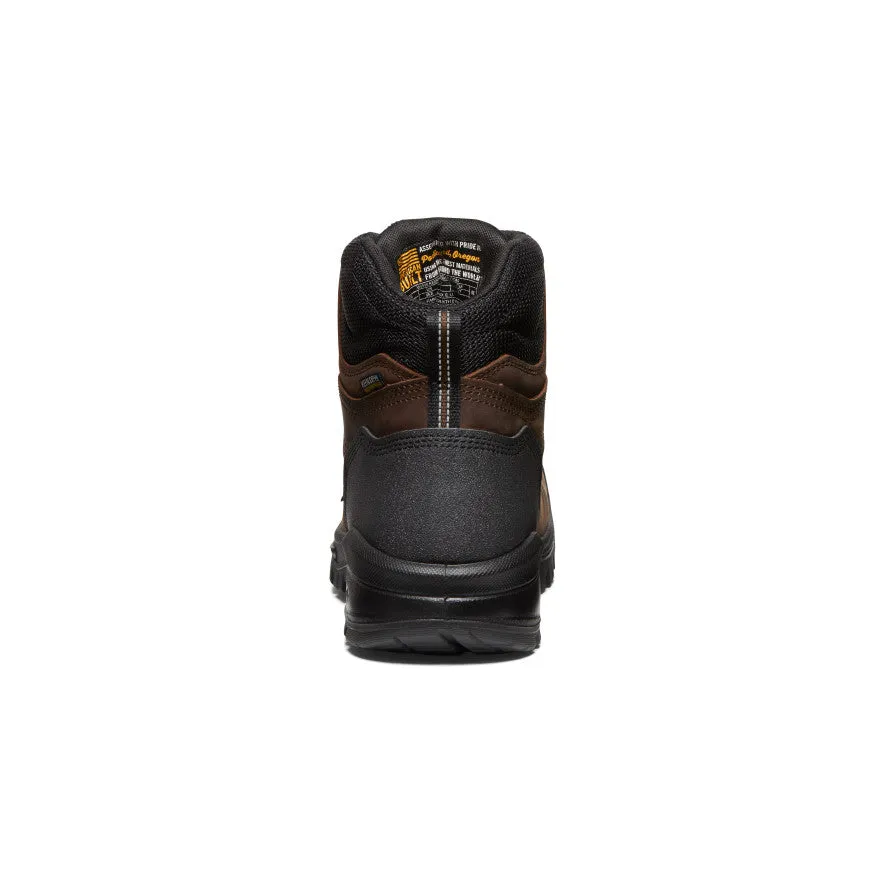 Men's Independence 6" Waterproof Boot (Soft Toe)  |  Dark Earth/Black KEEN