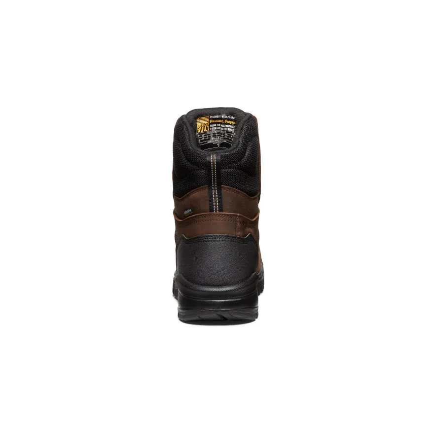 Men's Independence 8" Insulated Waterproof Boot (Carbon Toe)  |  Dark Earth/Black KEEN