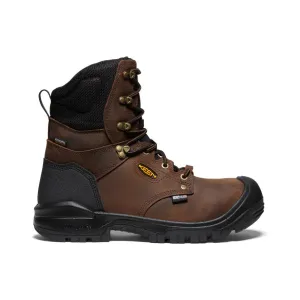 Men's Independence 8" Insulated Waterproof Boot (Carbon Toe)  |  Dark Earth/Black KEEN