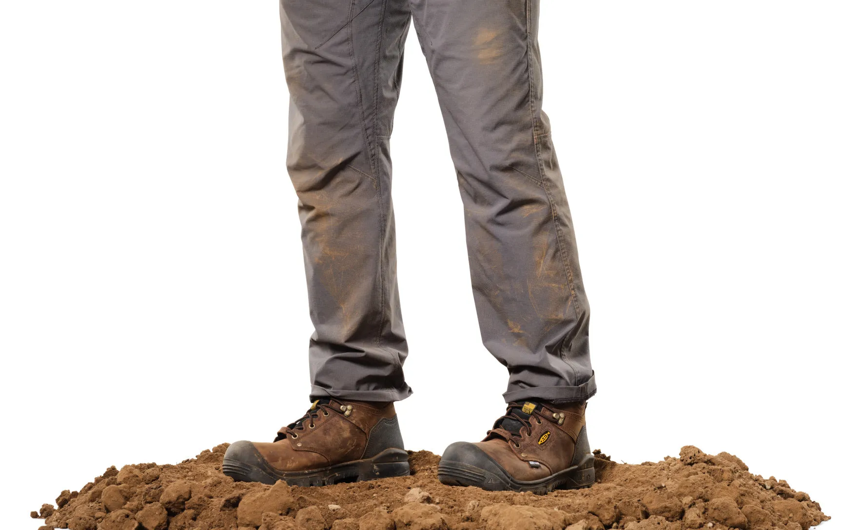 Men's Independence 8" Waterproof Boot (Carbon Toe)  |  Dark Earth/Black KEEN