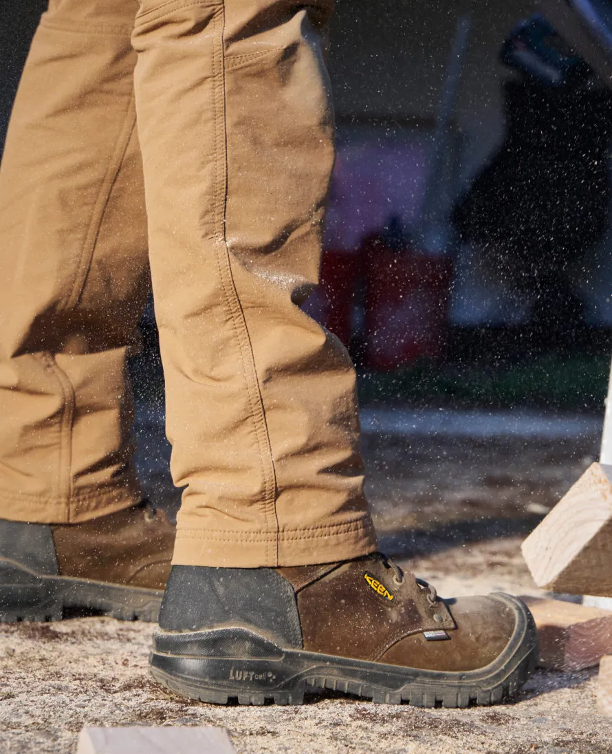 Men's Independence 8" Waterproof Boot (Soft Toe)  |  Dark Earth/Black KEEN