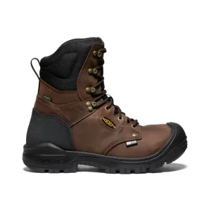 Men's Independence 8" Waterproof Boot (Soft Toe)  |  Dark Earth/Black KEEN