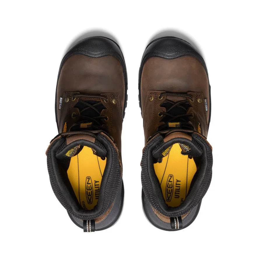 Men's Independence 8" Waterproof Boot (Soft Toe)  |  Dark Earth/Black KEEN