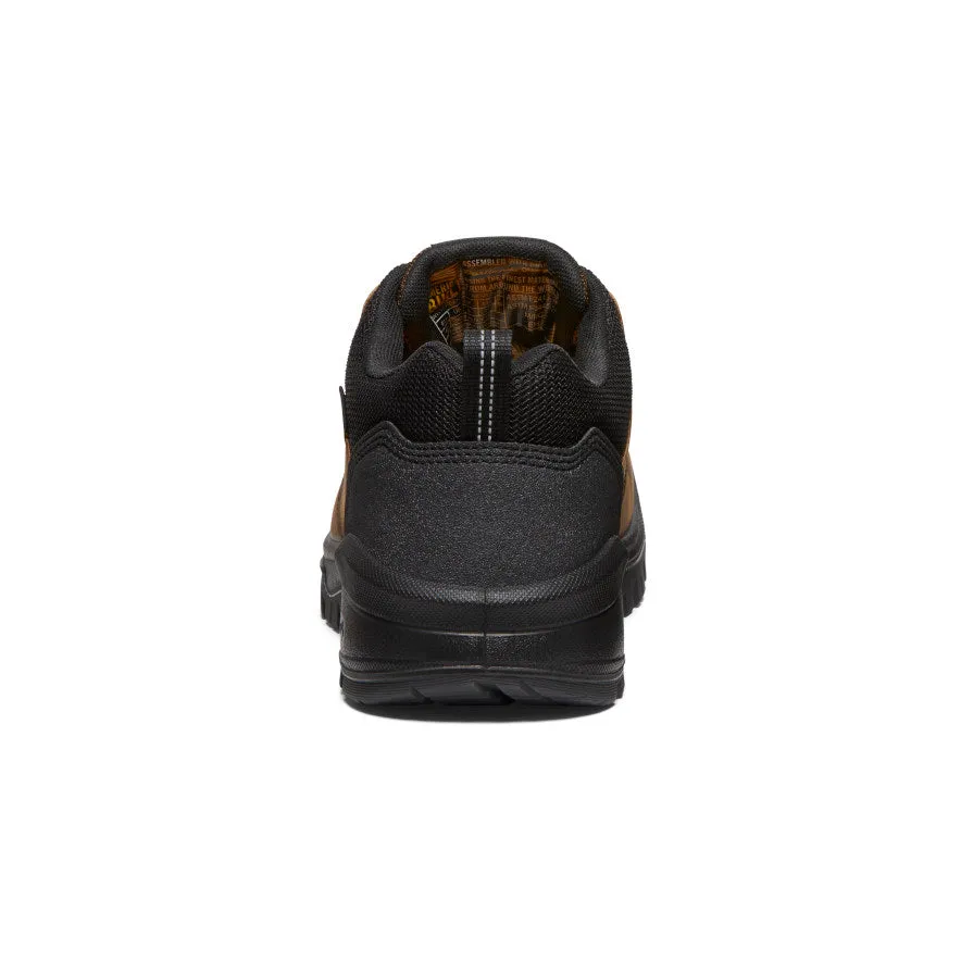 Men's Independence Oxford Waterproof Shoe (Carbon Toe)  |  Dark Earth/Black KEEN
