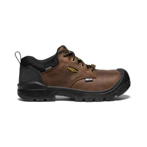 Men's Independence Oxford Waterproof Shoe (Carbon Toe)  |  Dark Earth/Black KEEN