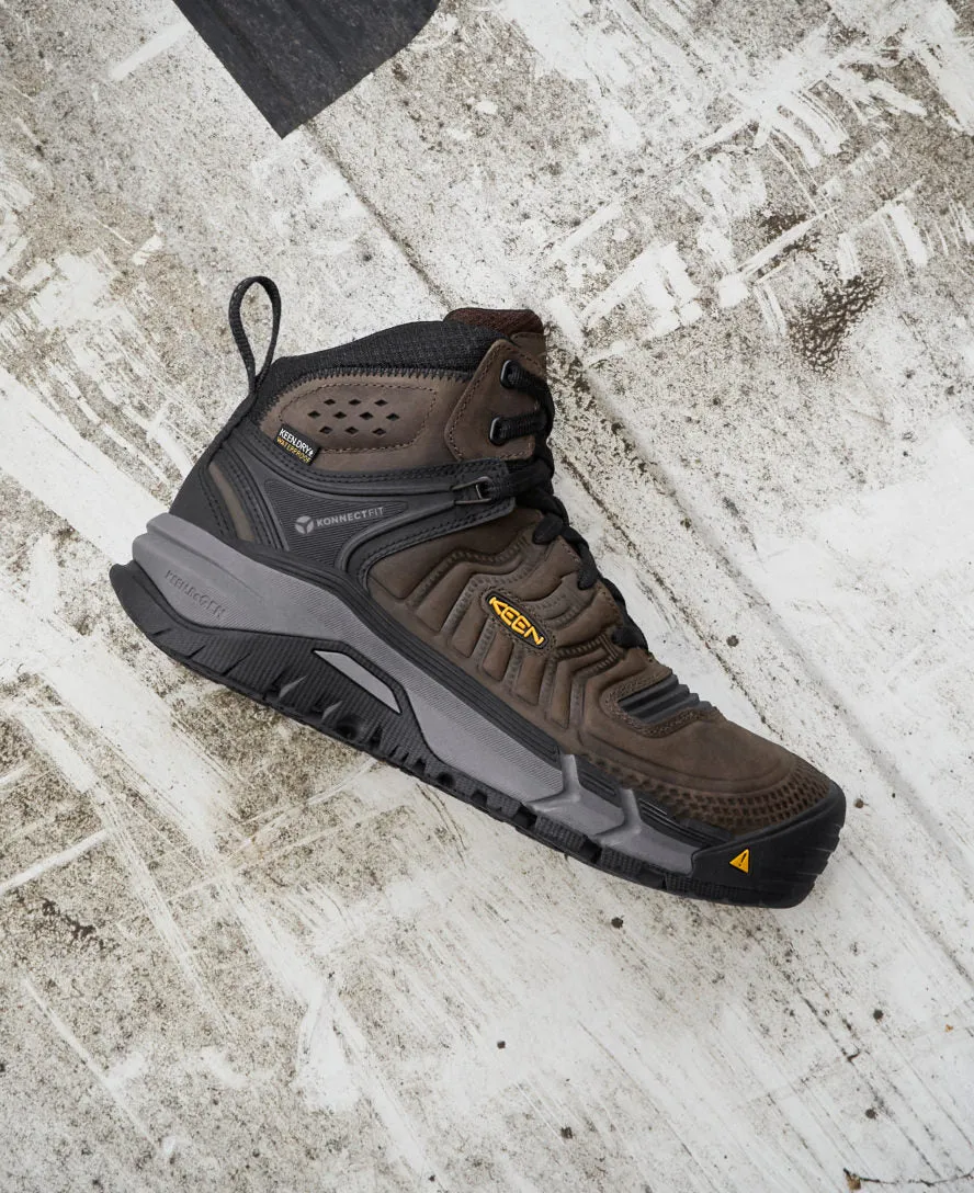 Men's Kansas City  Waterproof Mid (Carbon Toe)  |  Coffee Bean/Black KEEN