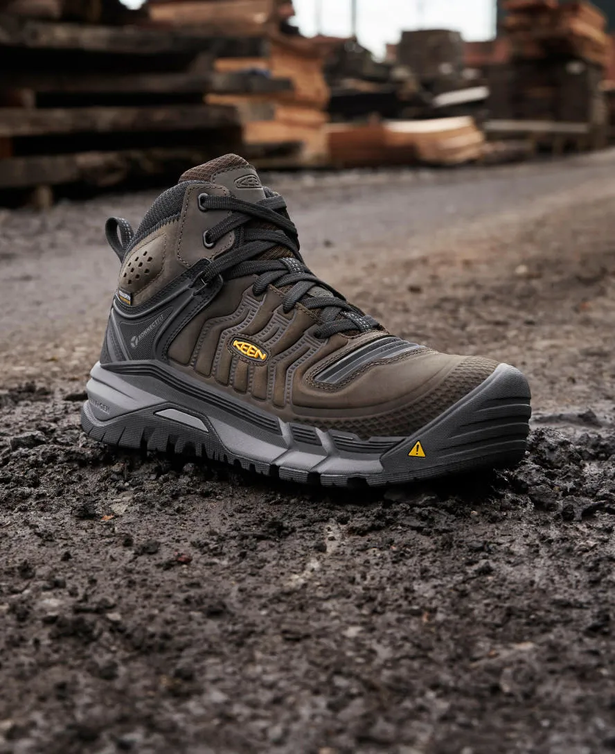 Men's Kansas City  Waterproof Mid (Carbon Toe)  |  Coffee Bean/Black KEEN