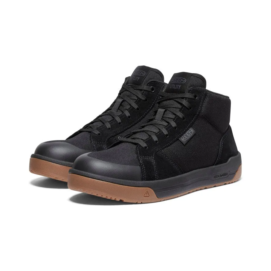 Men's Kenton Mid Work Shoe (Carbon Toe)  |  Black/Gum KEEN