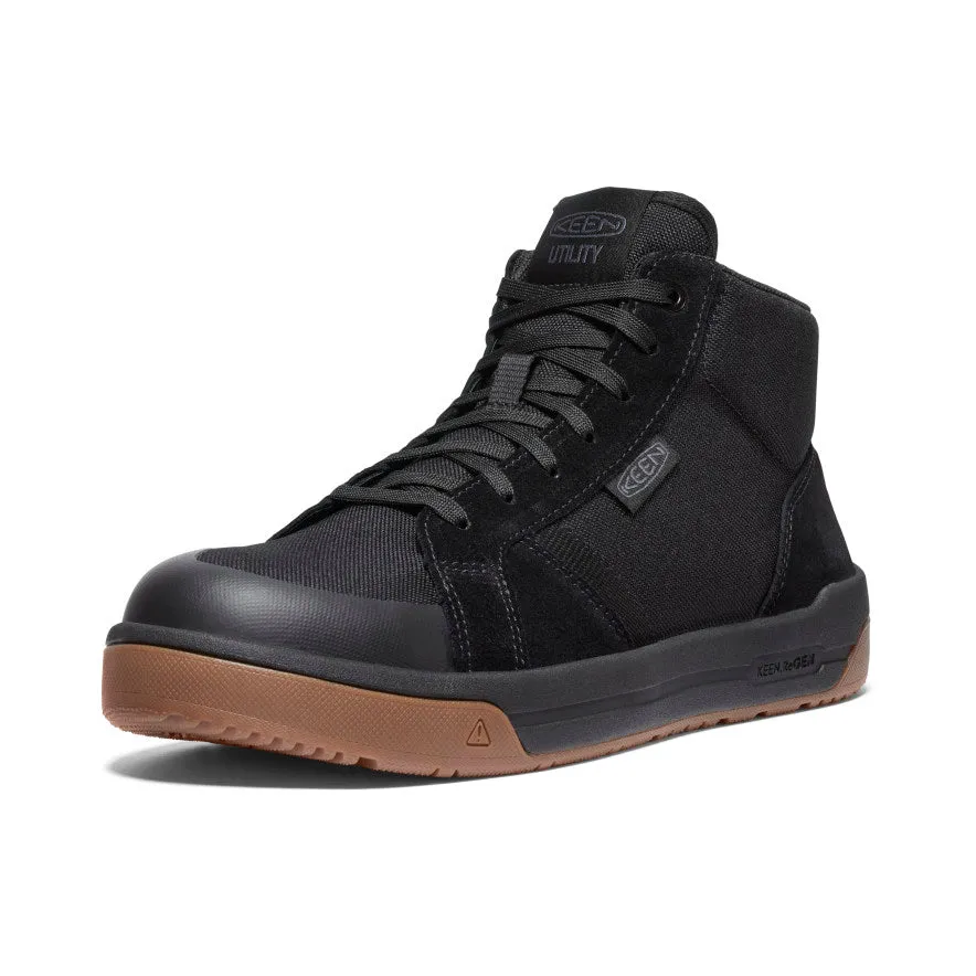 Men's Kenton Mid Work Shoe (Carbon Toe)  |  Black/Gum KEEN