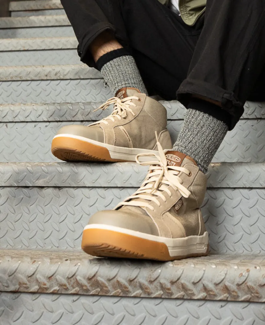 Men's Kenton Mid Work Shoe (Carbon Toe)  |  Brindle/Gum KEEN
