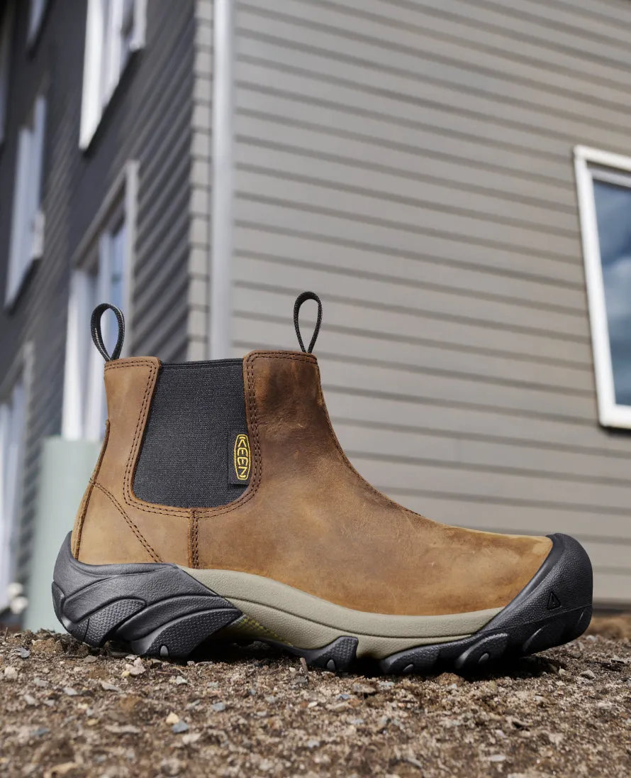 Men's Lansing Chelsea (Steel Toe)  |  Dark Earth/Black KEEN