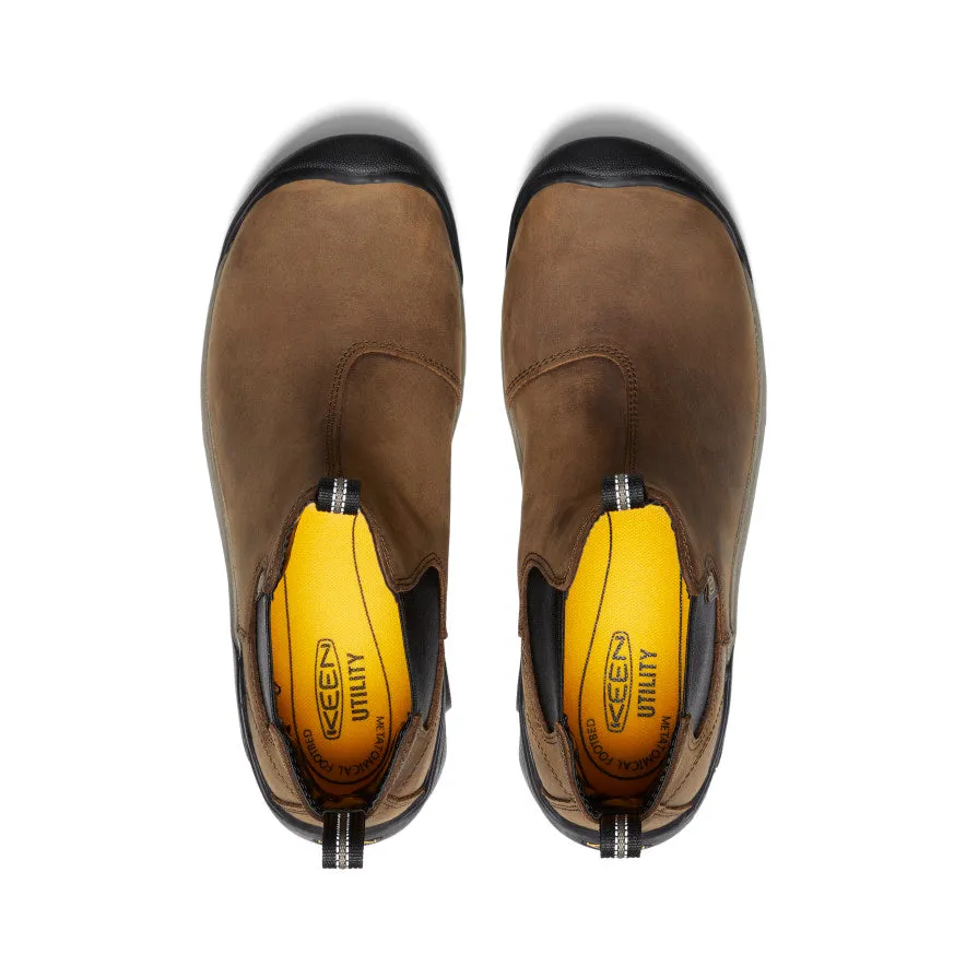 Men's Lansing Chelsea (Steel Toe)  |  Dark Earth/Black KEEN