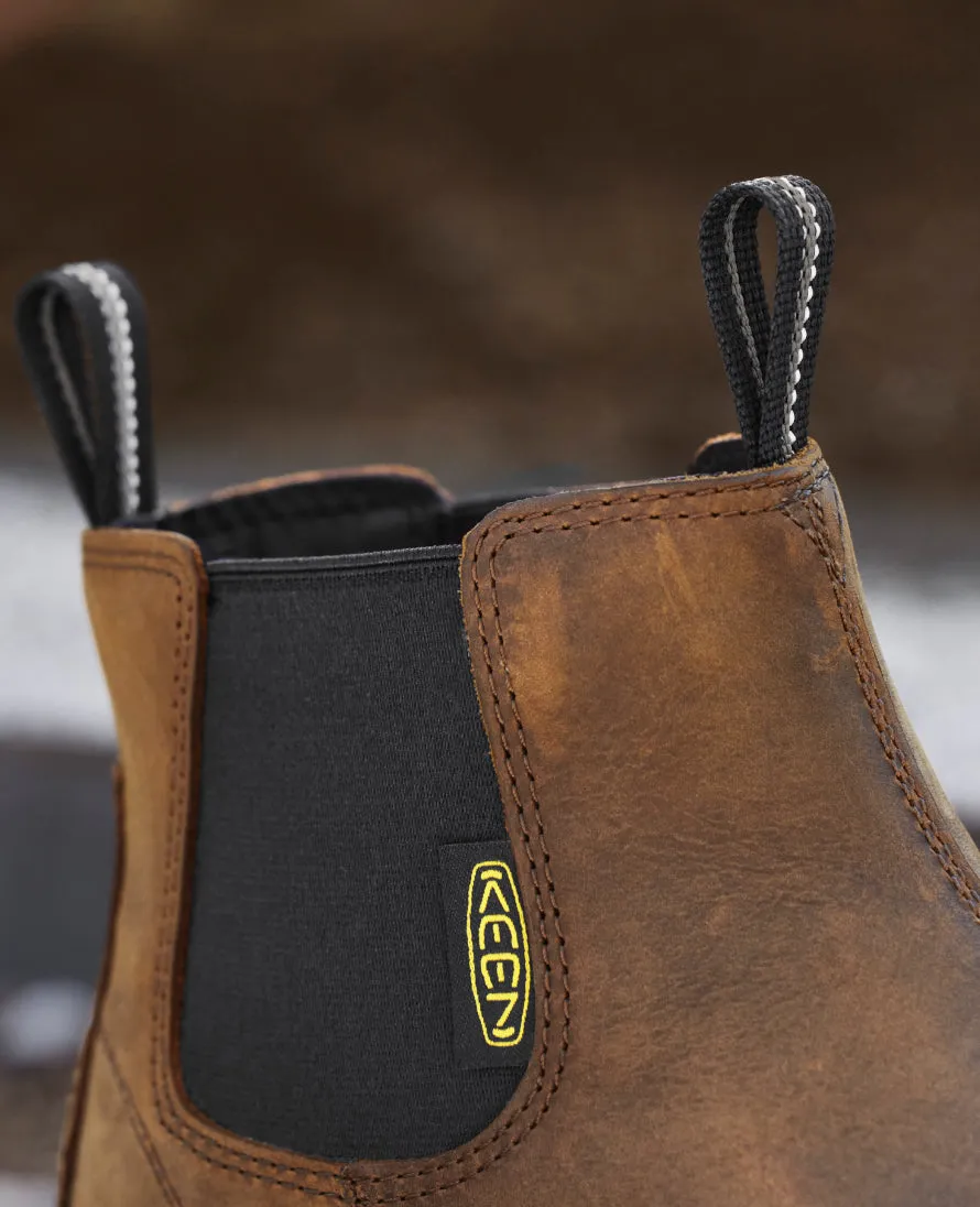 Men's Lansing Chelsea (Steel Toe)  |  Dark Earth/Black KEEN
