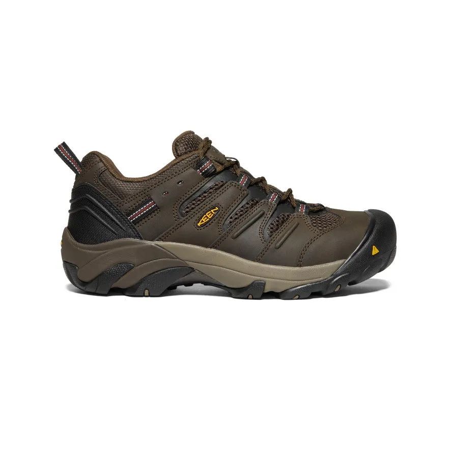 Men's Lansing Low (Steel Toe)  |  Cascade Brown/Fired Brick KEEN