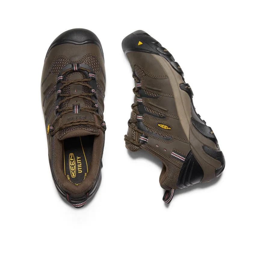 Men's Lansing Low (Steel Toe)  |  Cascade Brown/Fired Brick KEEN