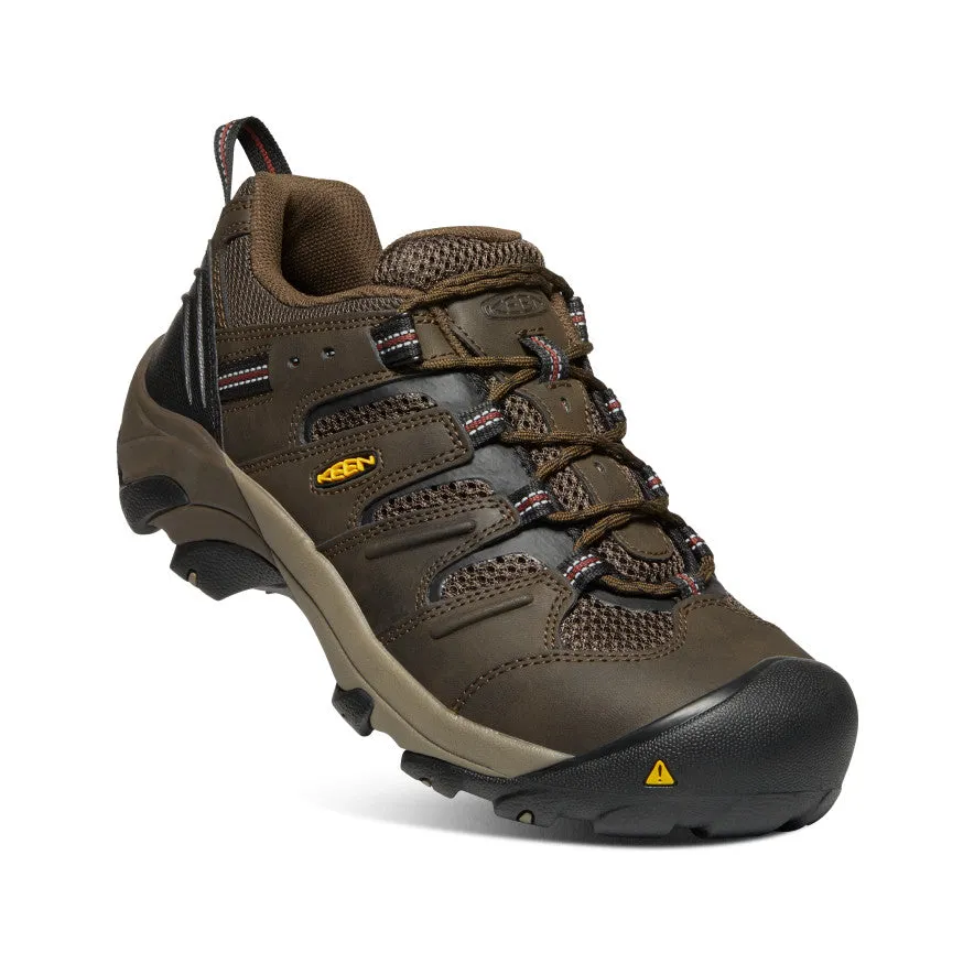 Men's Lansing Low (Steel Toe)  |  Cascade Brown/Fired Brick KEEN