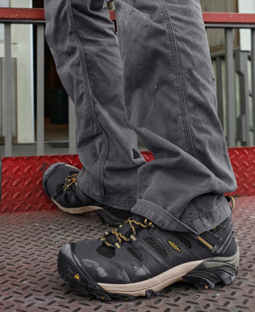 Men's Lansing Mid Waterproof (Steel Toe)  |  Cascade Brown/Brindle KEEN