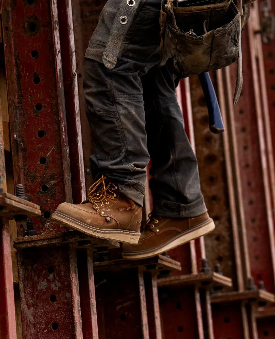 Men's Liberty 6" Boot (Soft Toe)  |  Leather Brown/Birch KEEN