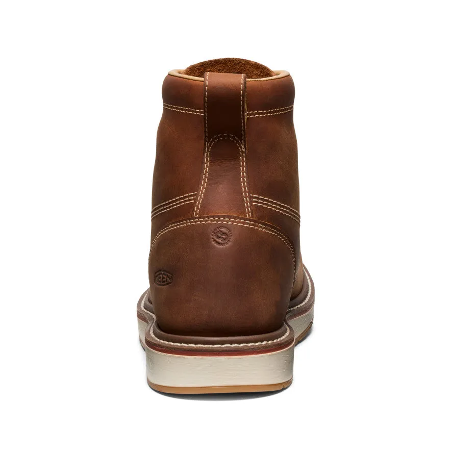 Men's Liberty 6" Boot (Soft Toe)  |  Leather Brown/Birch KEEN