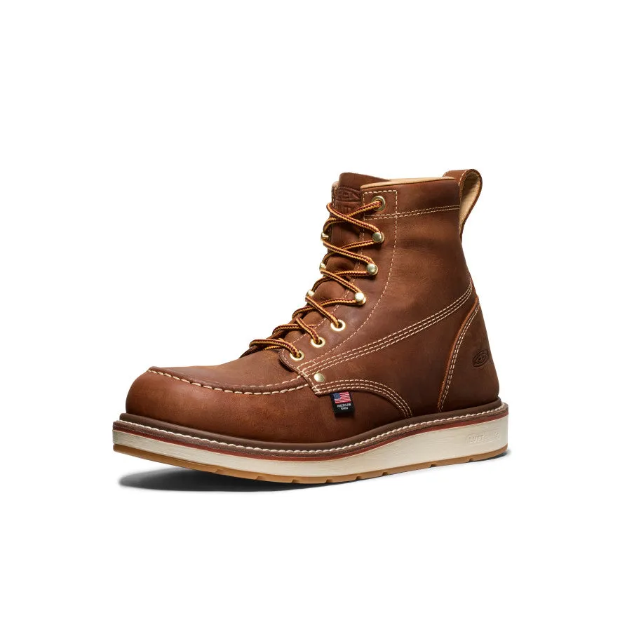 Men's Liberty 6" Boot (Soft Toe)  |  Leather Brown/Birch KEEN