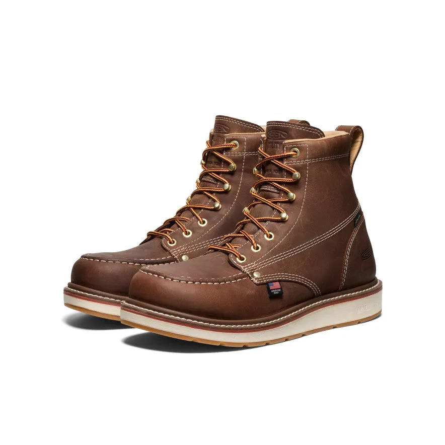 Men's Liberty 6" Waterproof Boot (Carbon Toe)  |  Chestnut/Gum KEEN