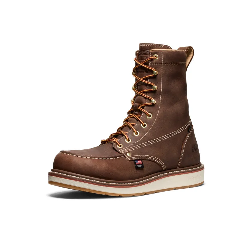 Men's Liberty 8" Waterproof Boot (Carbon Toe)  |  Leather Brown/Gum KEEN
