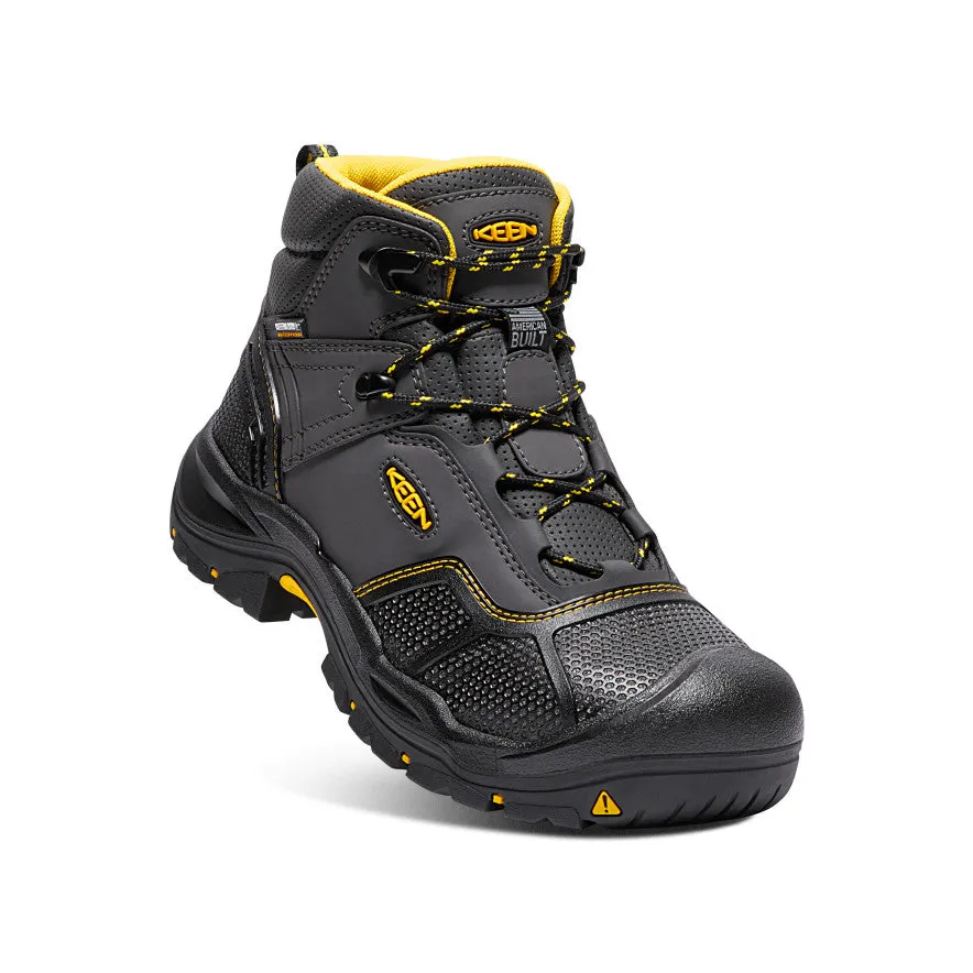 Men's Logandale Waterproof Boot (Steel Toe)  |  Raven/Black KEEN