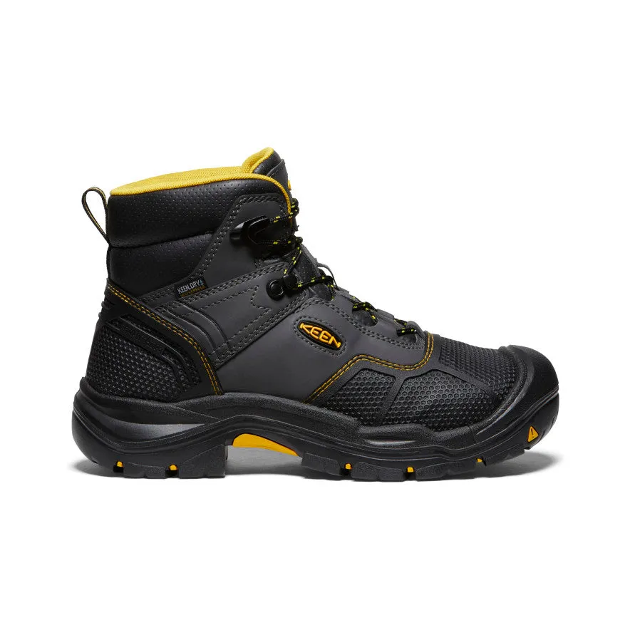 Men's Logandale Waterproof Boot (Steel Toe)  |  Raven/Black KEEN