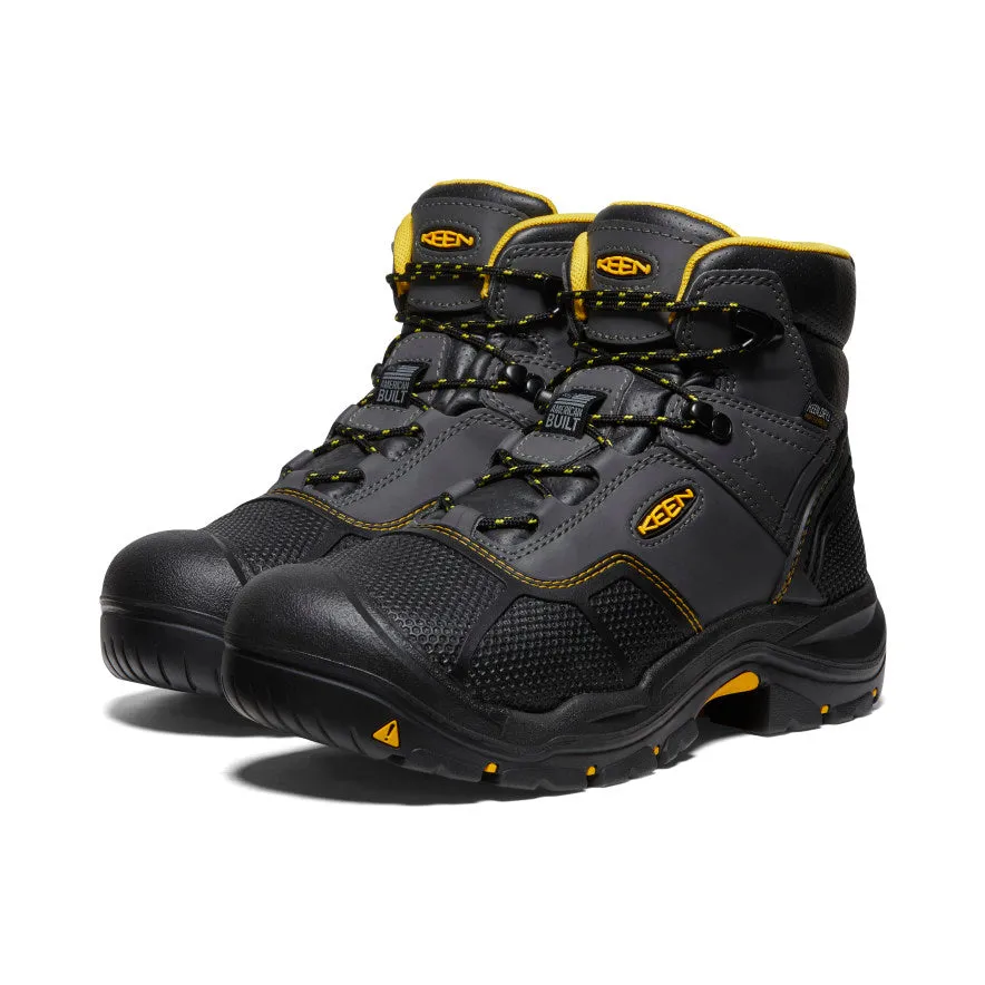 Men's Logandale Waterproof Boot (Steel Toe)  |  Raven/Black KEEN