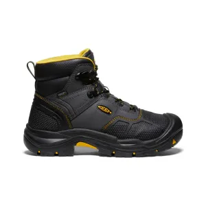 Men's Logandale Waterproof Boot (Steel Toe)  |  Raven/Black KEEN