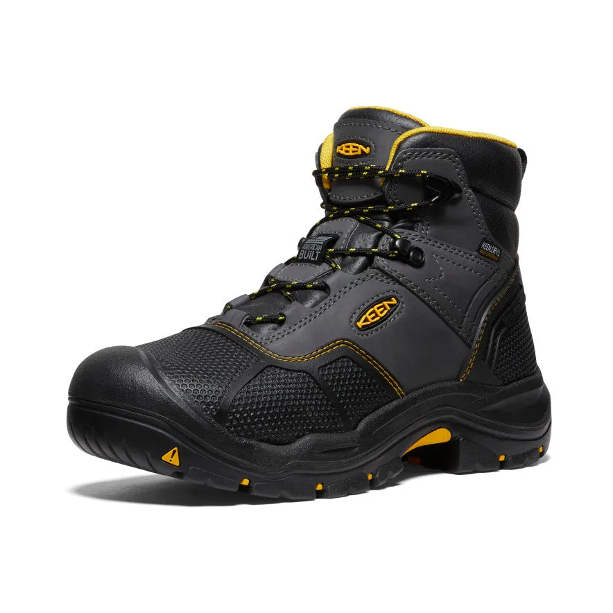 Men's Logandale Waterproof Boot (Steel Toe)  |  Raven/Black KEEN