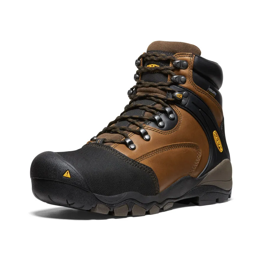 Men's Louisville 6" MET Waterproof Boot (Steel Toe)  |  Slate Black KEEN