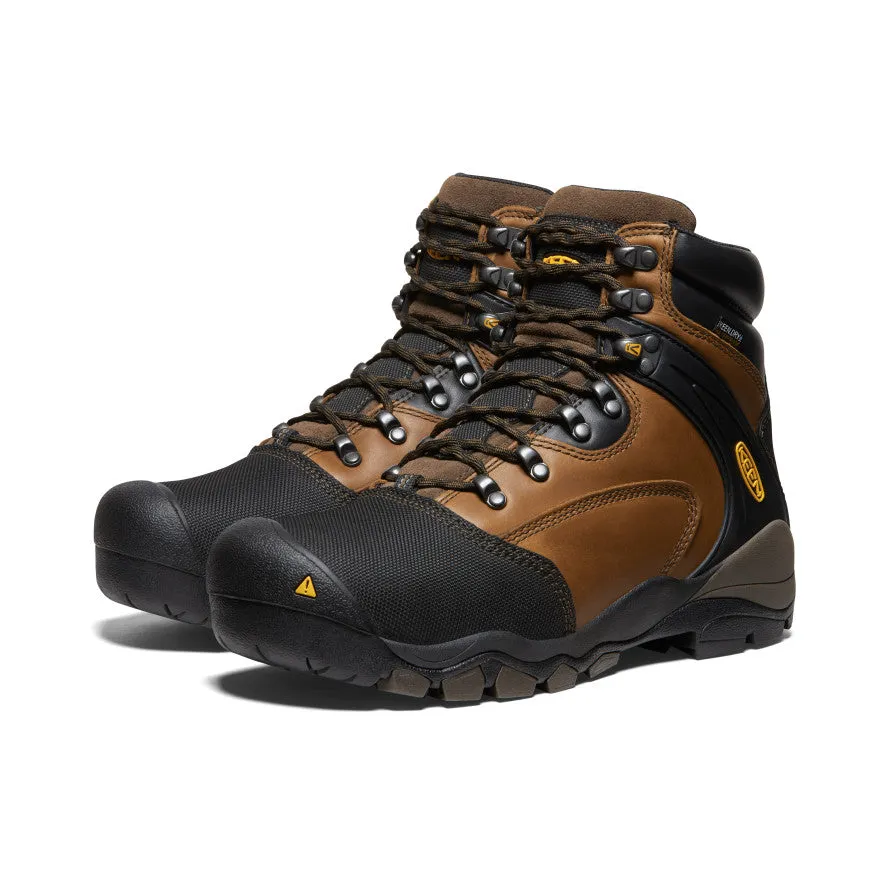 Men's Louisville 6" MET Waterproof Boot (Steel Toe)  |  Slate Black KEEN