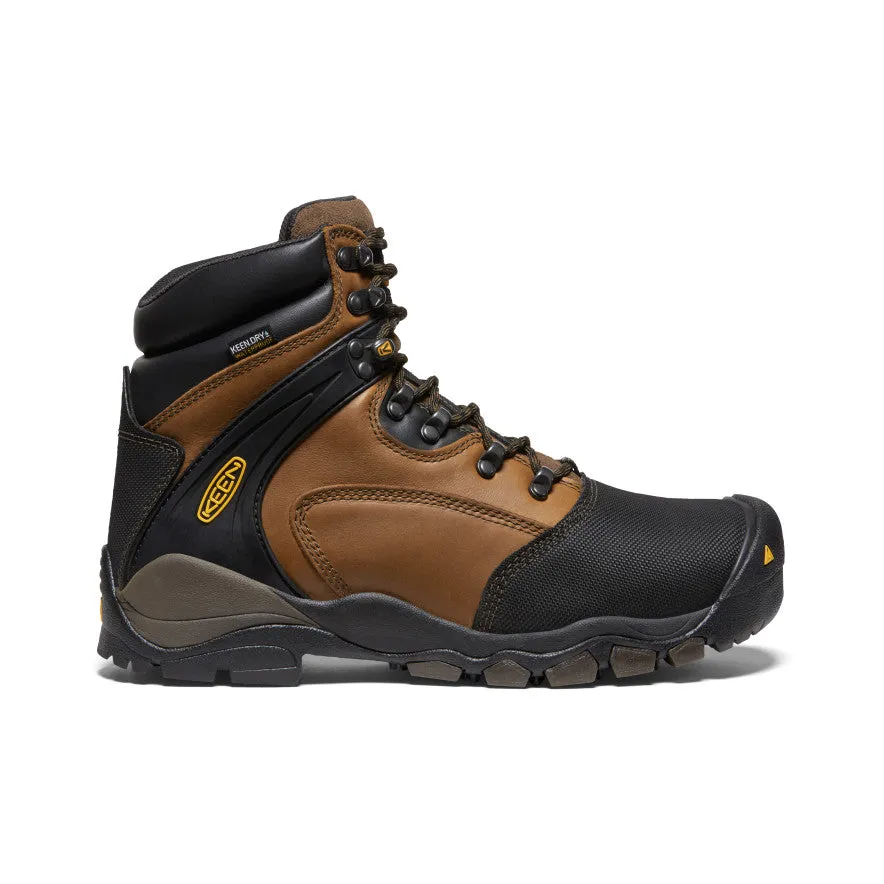 Men's Louisville 6" MET Waterproof Boot (Steel Toe)  |  Slate Black KEEN