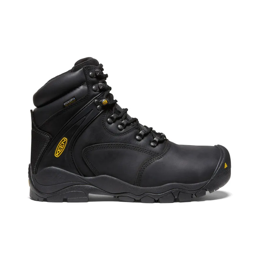 Men's Louisville 6" Waterproof Boot (Steel Toe)  |  Black KEEN