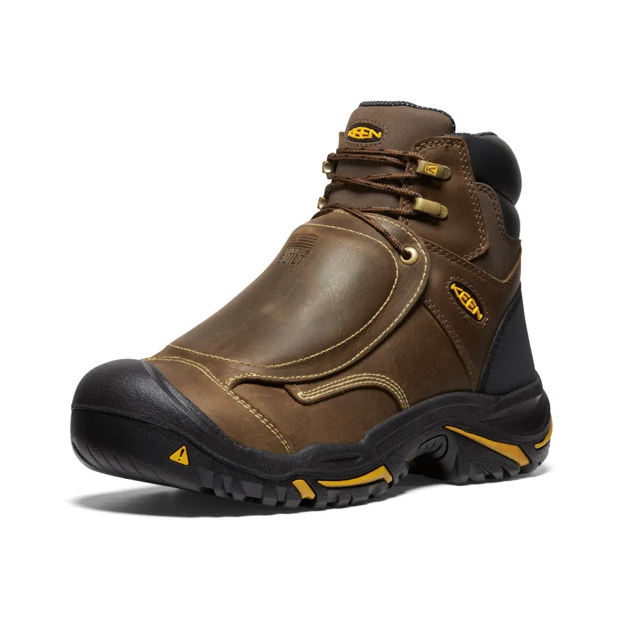 Men's Mt Vernon 6" MET Waterproof Boot (Steel Toe)  |  Cascade Brown KEEN