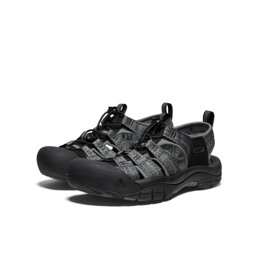 Men's Newport H2 Sandal  |  Black/Steel Grey KEEN