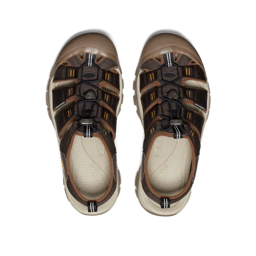 Men's Newport H2 Sandal  |  Java/Golden Yellow KEEN