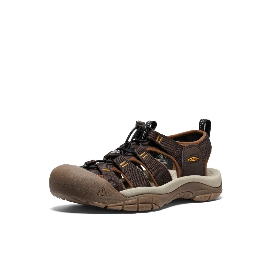 Men's Newport H2 Sandal  |  Java/Golden Yellow KEEN