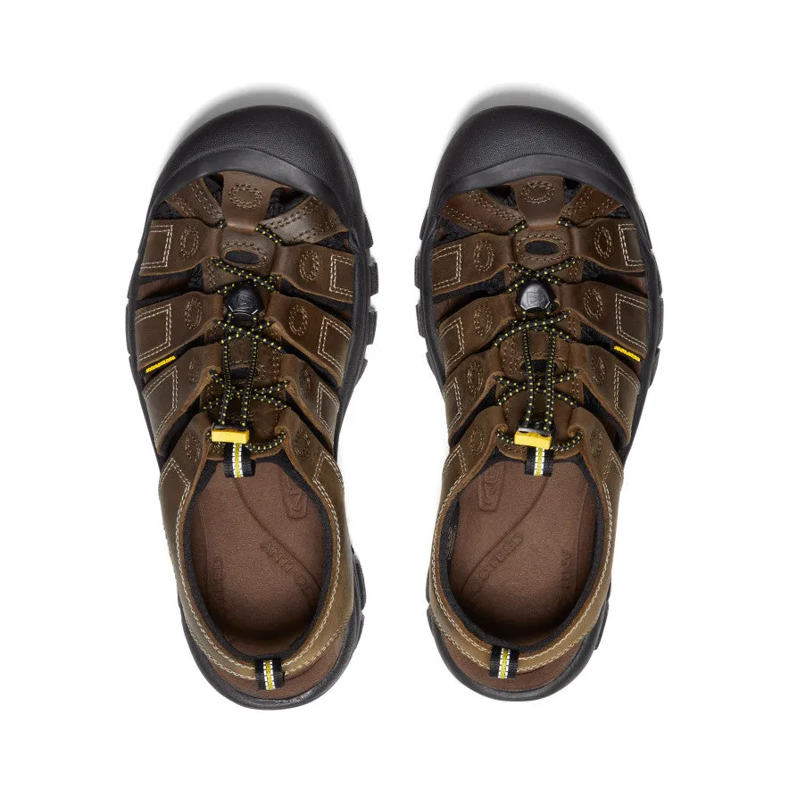 Men's Newport Leather Sandal Wide  |  Bison KEEN