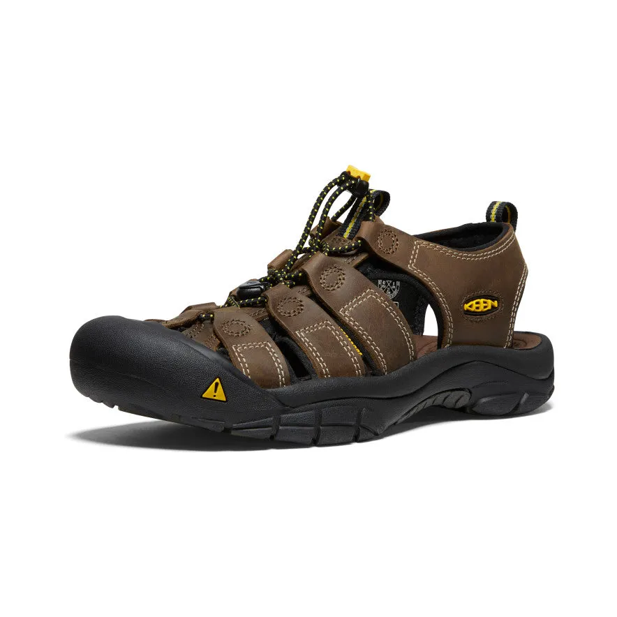 Men's Newport Leather Sandal Wide  |  Bison KEEN