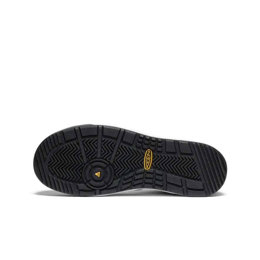 Men's Overton Mid Work Shoe (Carbon Toe)  |  Star White/Black KEEN
