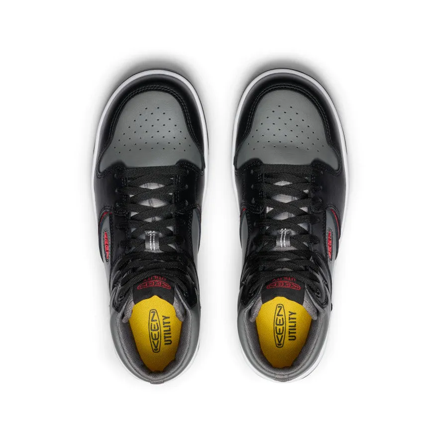Men's Overton Mid Work Shoe (Carbon Toe)  |  Steel Grey/Black KEEN