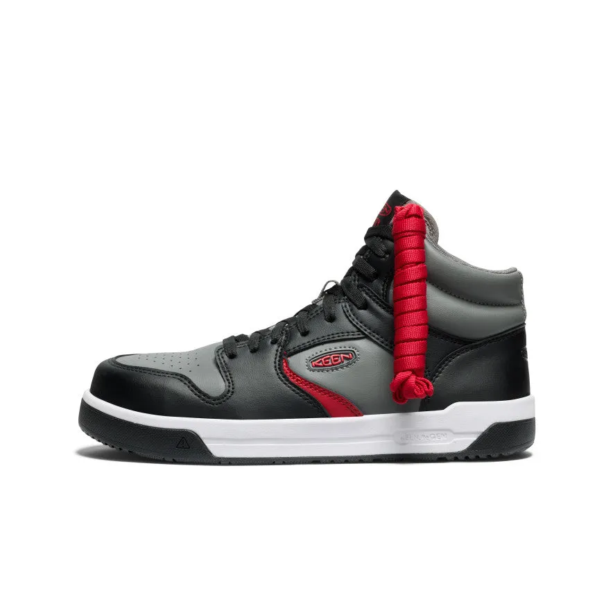Men's Overton Mid Work Shoe (Carbon Toe)  |  Steel Grey/Black KEEN