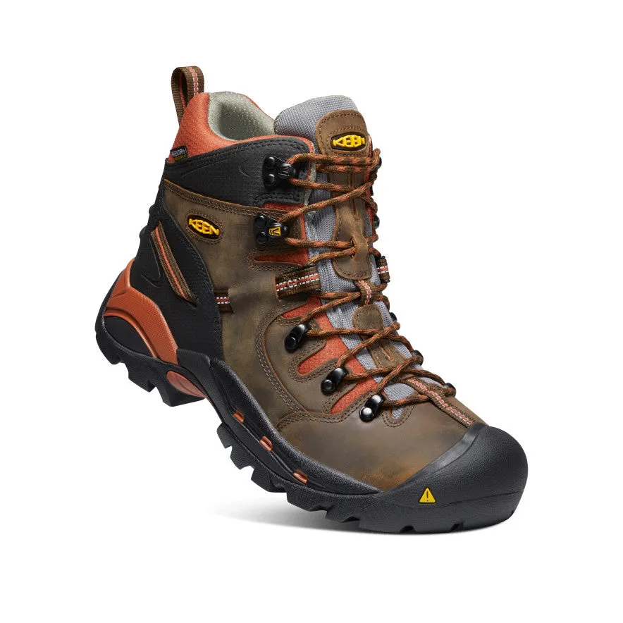 Men's Pittsburgh 6" Waterproof Boot (Soft Toe)  |  Cascade Brown/Bombay Brown KEEN