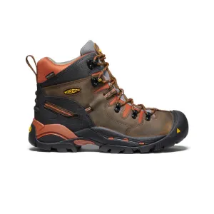 Men's Pittsburgh 6" Waterproof Boot (Soft Toe)  |  Cascade Brown/Bombay Brown KEEN