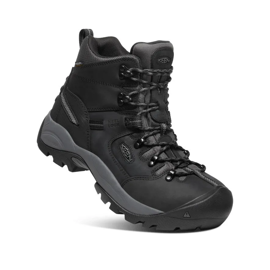 Men's Pittsburgh Energy 6" Waterproof Boot (Carbon Toe)  |  Black/Forged Iron KEEN