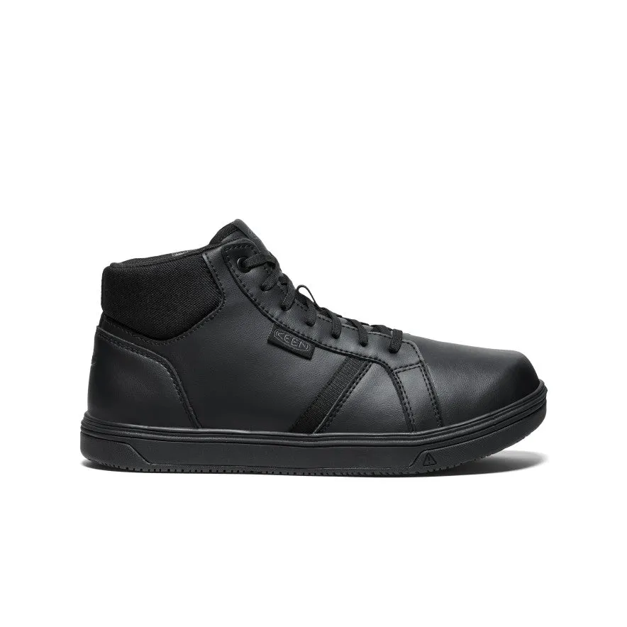 Men's PTC Kenton Mid Work Shoe (Soft Toe)  |  Black/Black KEEN