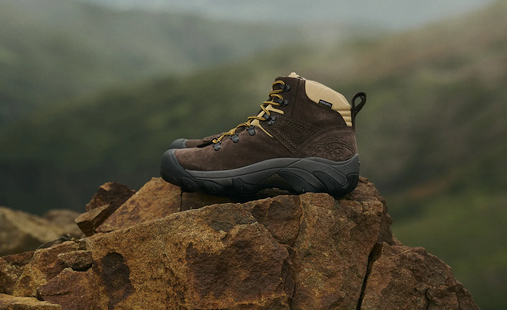 Men's Pyrenees Waterproof Hiking Boot x Mountain Research  |  Mountain Research Brown KEEN